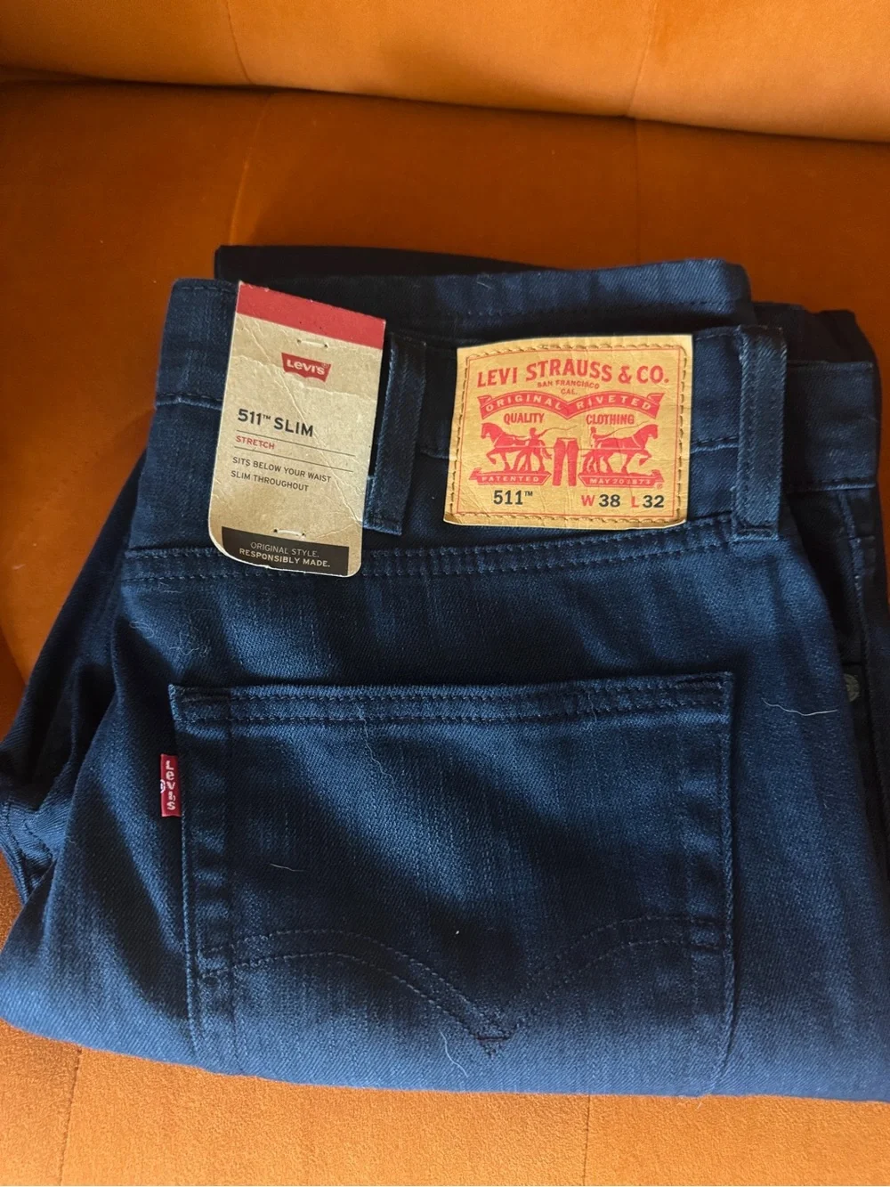 Levi's Men's Slim Jeans in Dark Indigo